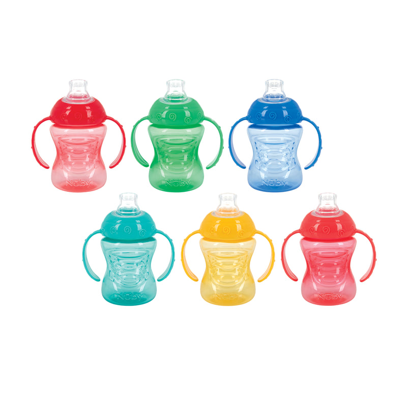 Nuby 2-Handle Grip N’ Sip Cup with No-Spill Super Spout