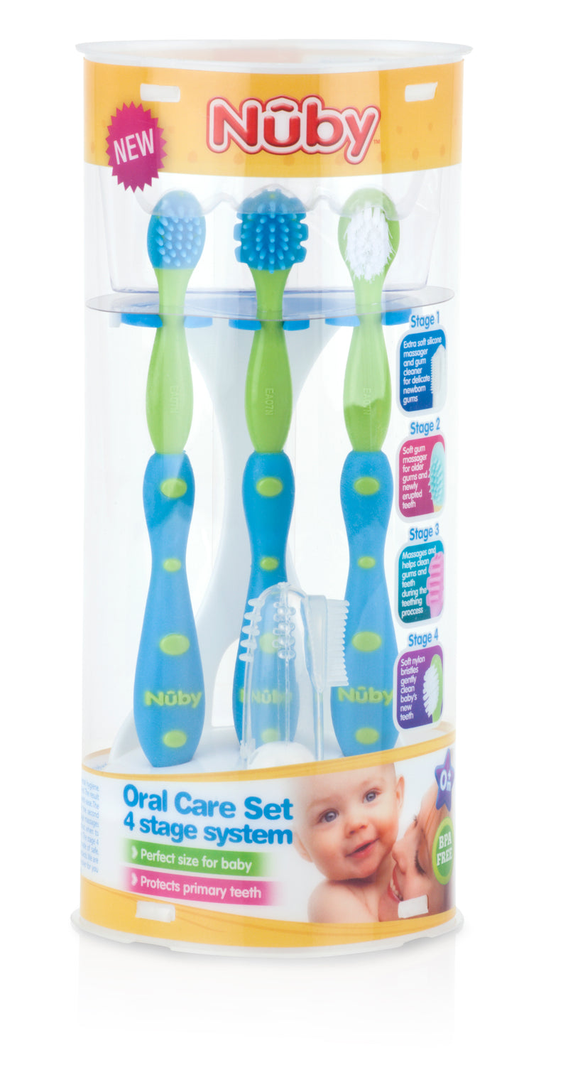 Nuby 5 Pack Tooth & Gum Care Set