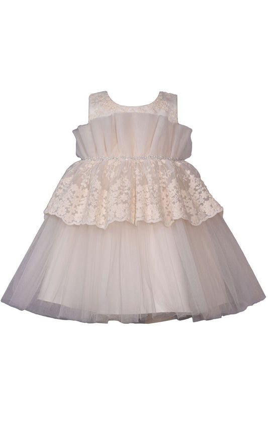 Bonnie Lace Peplum Dress