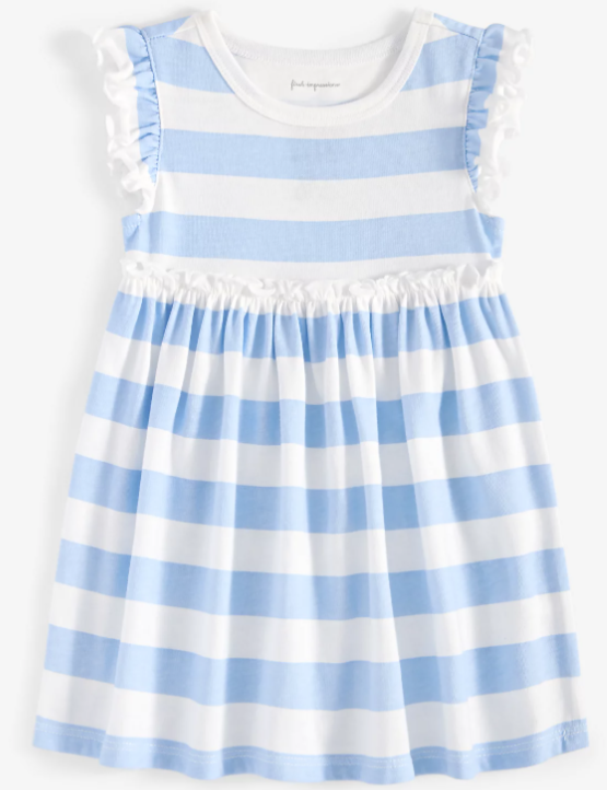 First Impressions Blue Stripe Dress