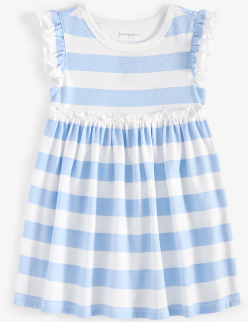 First Impressions Blue Stripe Dress