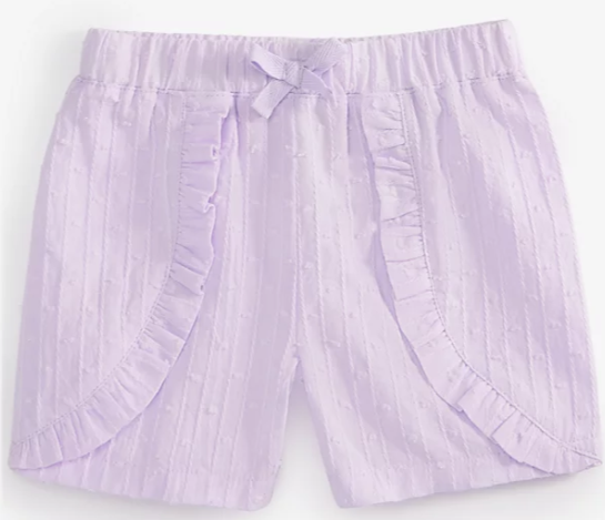 First Impressions Lilac Shorts