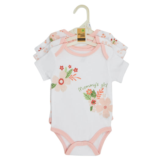 Chickpea 3 pack body suits - mommy's girl