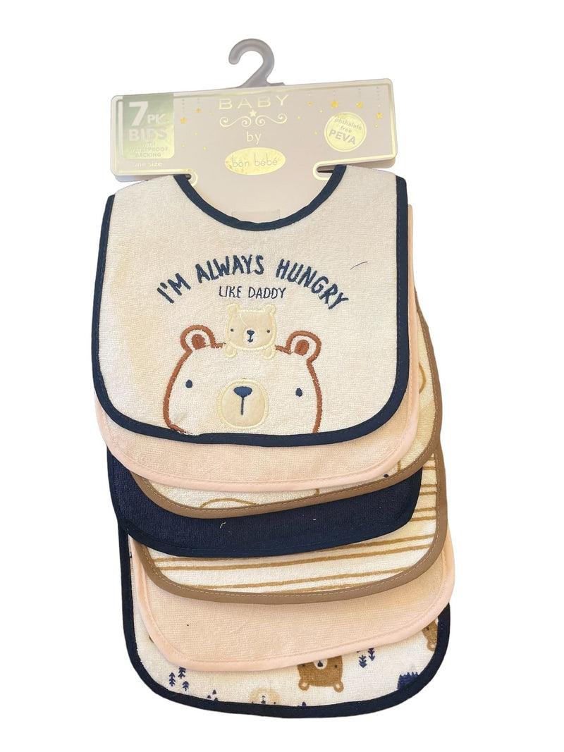 Baby by Bon Bebe 7 pack bibs