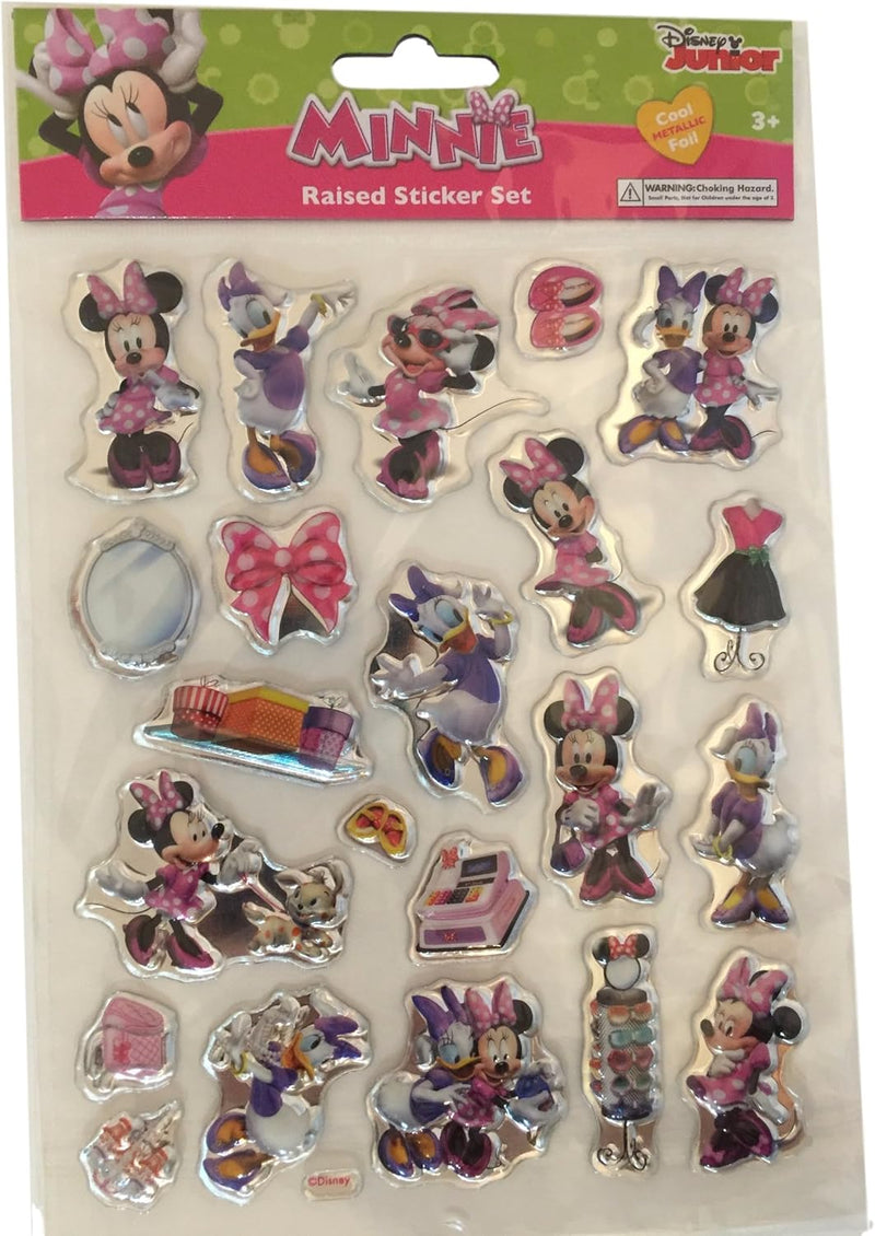 Minnie Raised sticker set