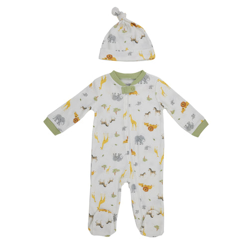 Kyle & Deena 2 piece footed coverall