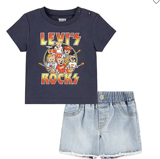 Levi Short and tee Set