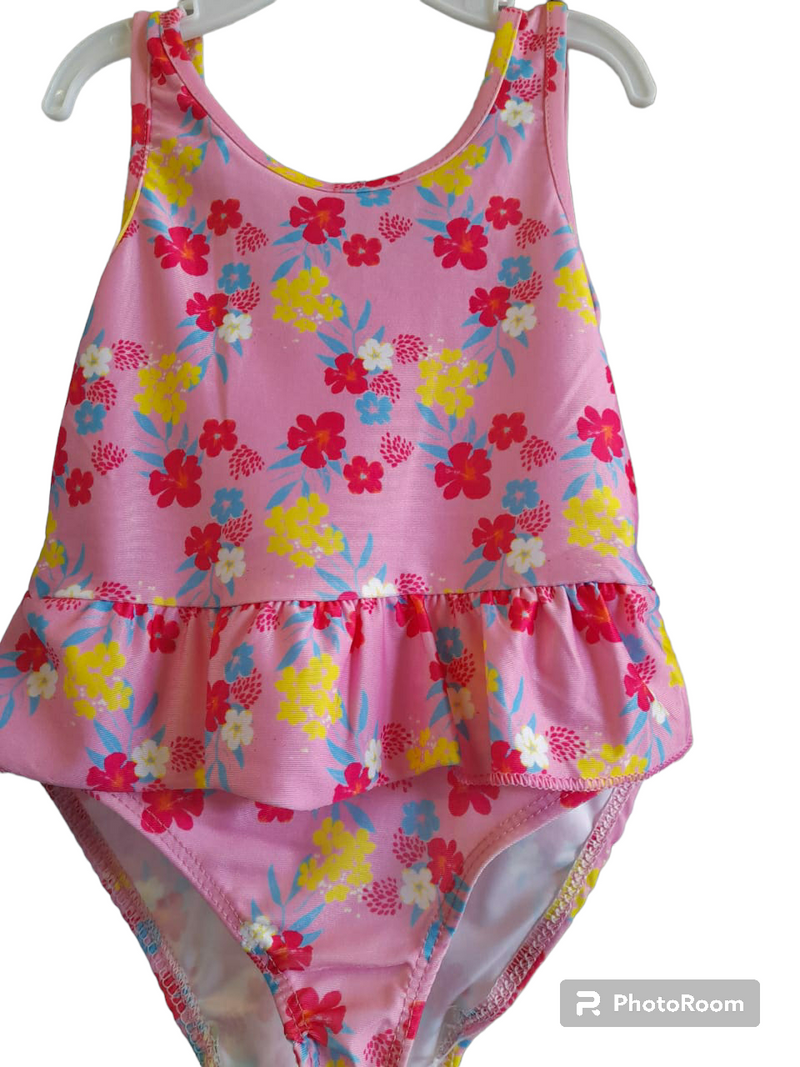 Sweet & Soft Girls SwimSuit Floral Hibiscus