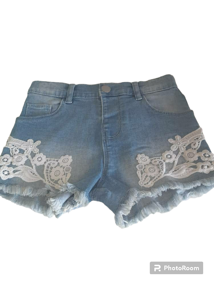 Primark Embroided Denim Shorts