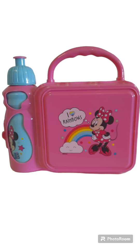 Minnie Mouse Lunch box and bottle set