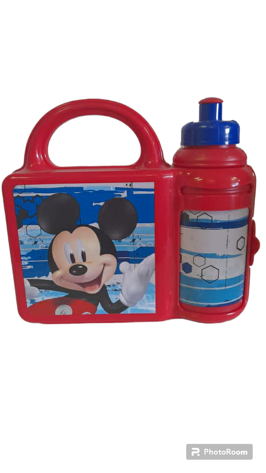 Mickey Mouse Lunch Box and Bottle Set