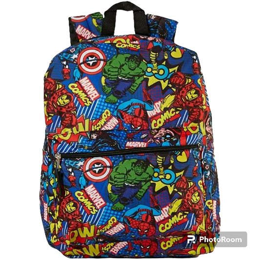 Marvel Avengers boy's backpack superhero Spiderman- kids backpack 16 inch