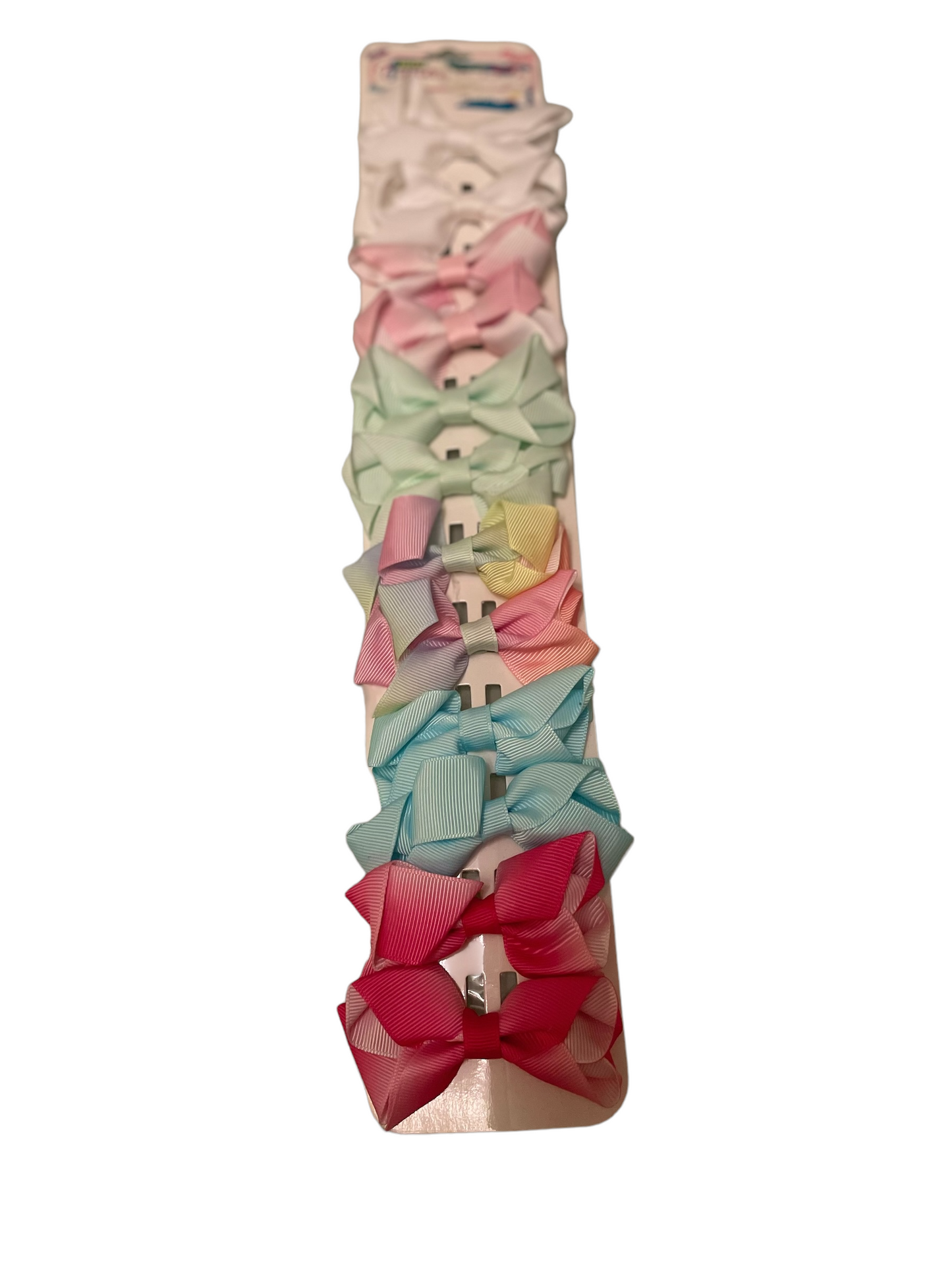 Buttons and Bows 12 pack hair clips