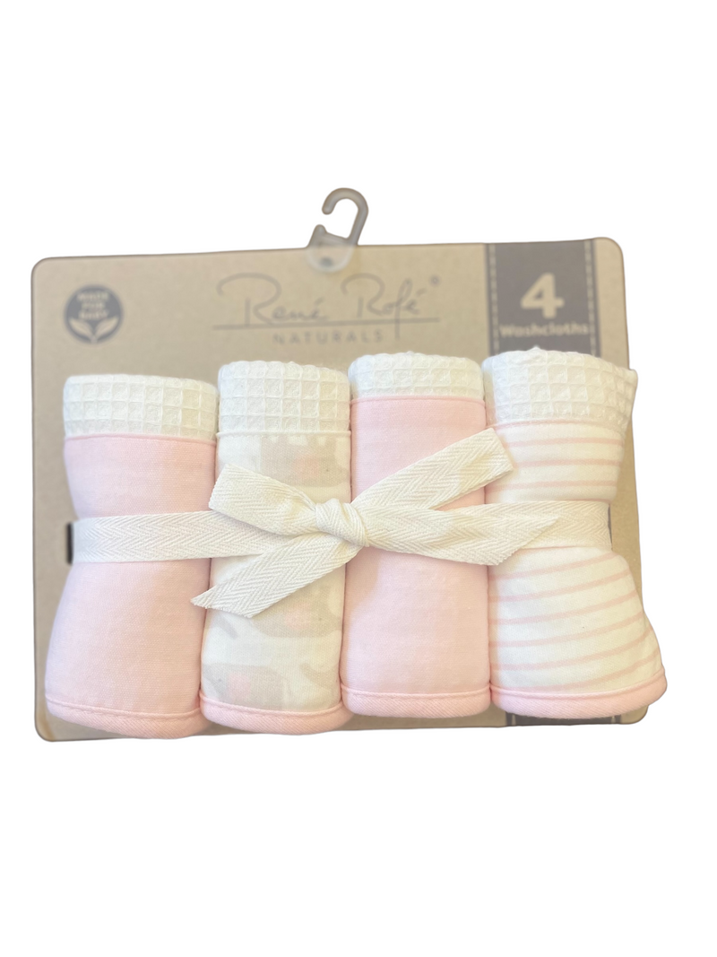 Rene Rofe Naturals 4 pack Terry Washcloths