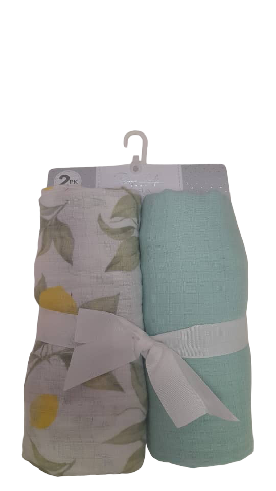 Rene Rofe 2 pack Muslin Blankets