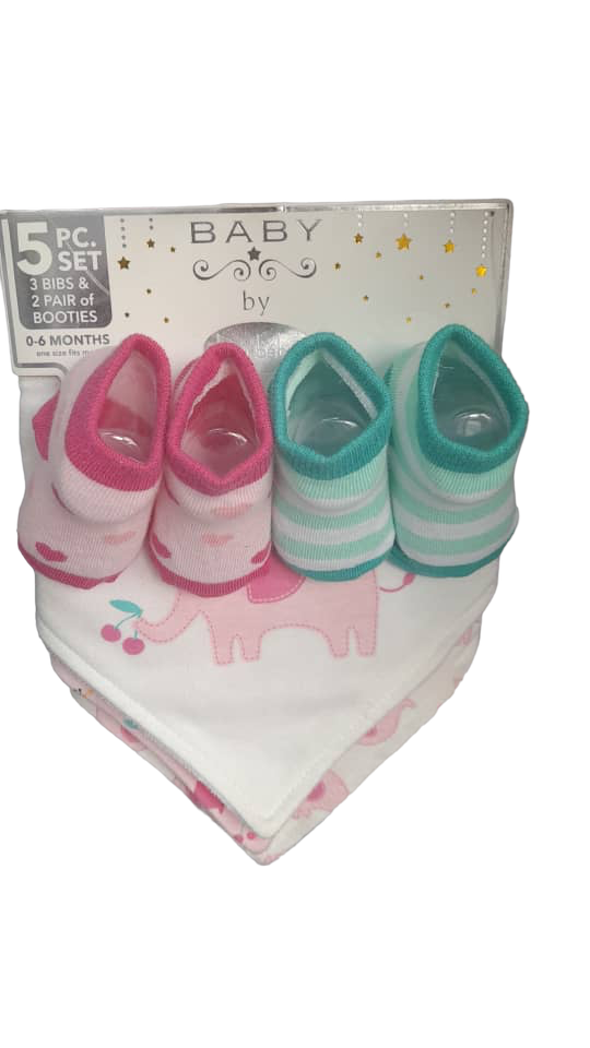 Bon Bebe Socks and bib Set