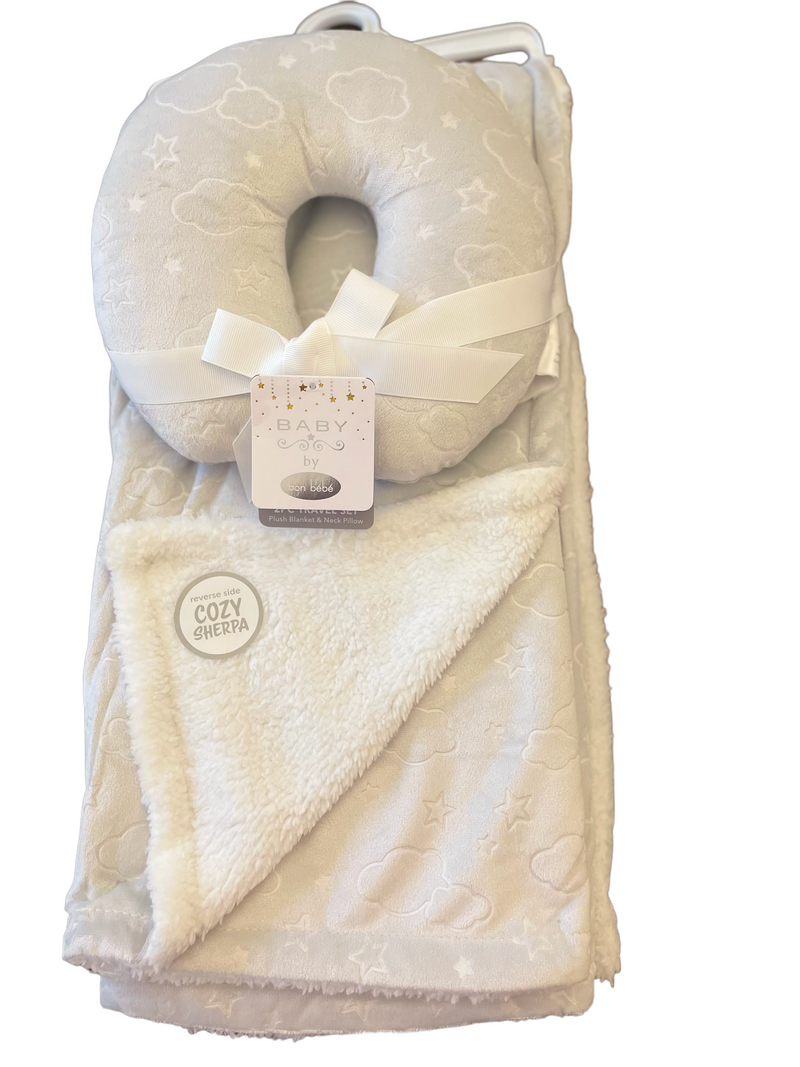 Bon Bebe Plush blanket with pillow