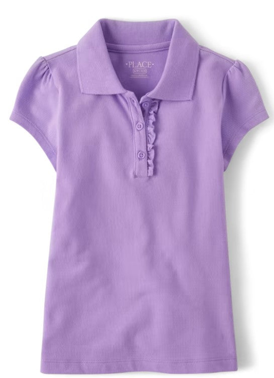 Place Lilac Girls Polo T-Shirt