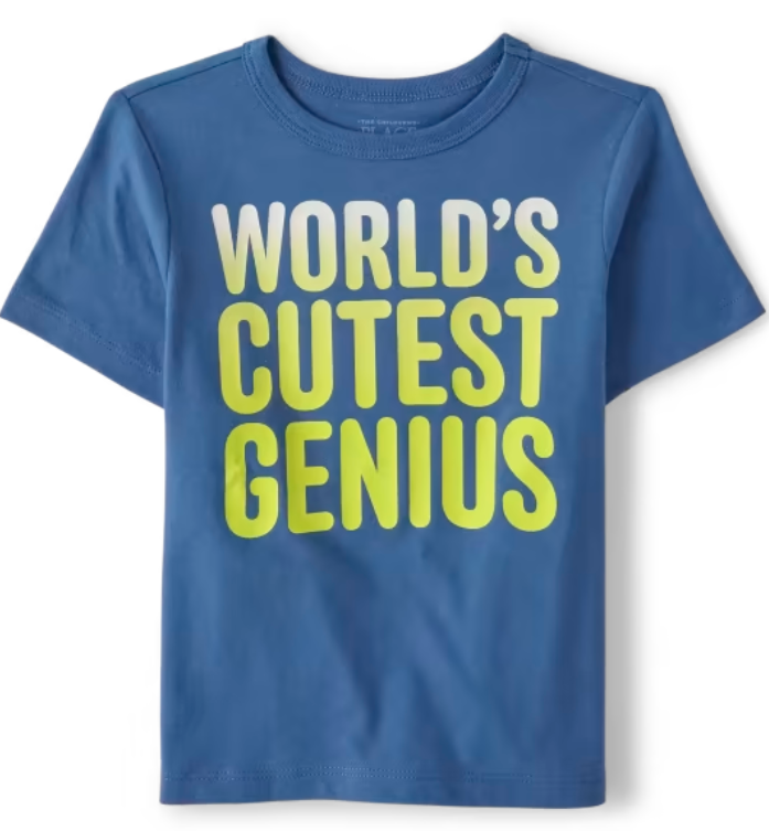 Place World's Cutest Genius T-Shirt