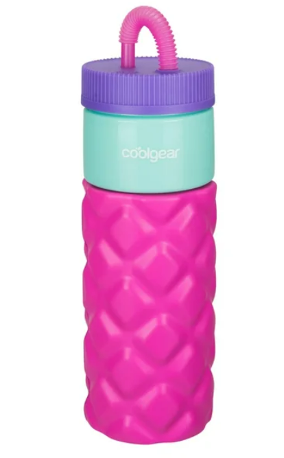 Cool Gear Retro Squishy Water Bottle