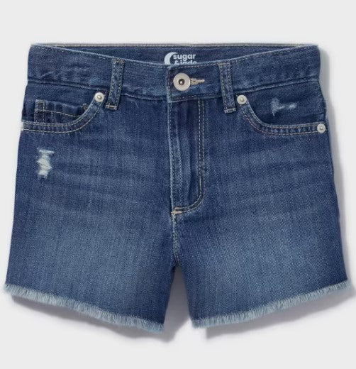 Sugar & Jade Dark Blue Denim Shorts