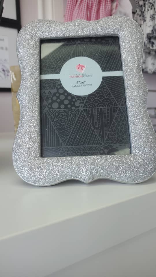 Fashion Craft Silver Border Glass Picture Frame