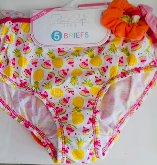 Rene Rofe Pineapple 5 Pack Panties