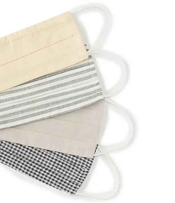 4 Pack Neutral Grey Face Mask TUDiki