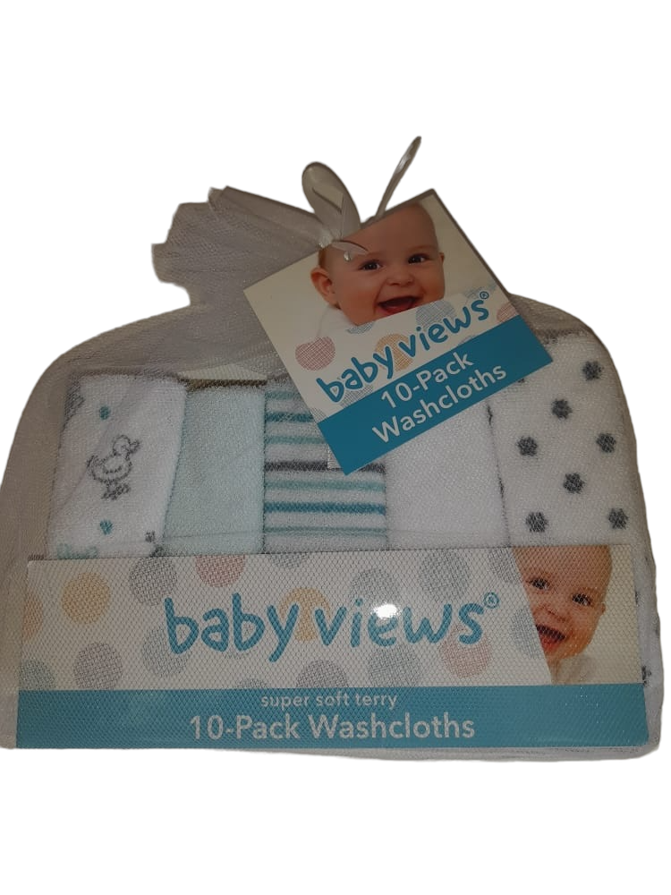 Baby View 10 pack washcloths