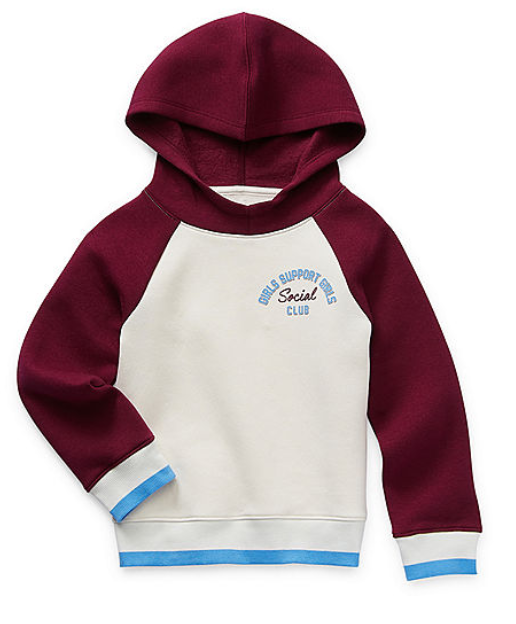 Arizona Fleece Lined Little & Big Girls Hoodie