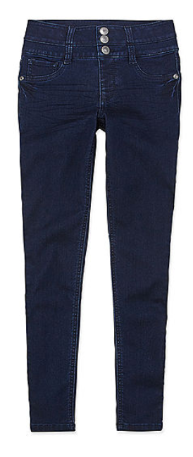 Arizona Stacked Waist Little & Big Girls Skinny Jeggings