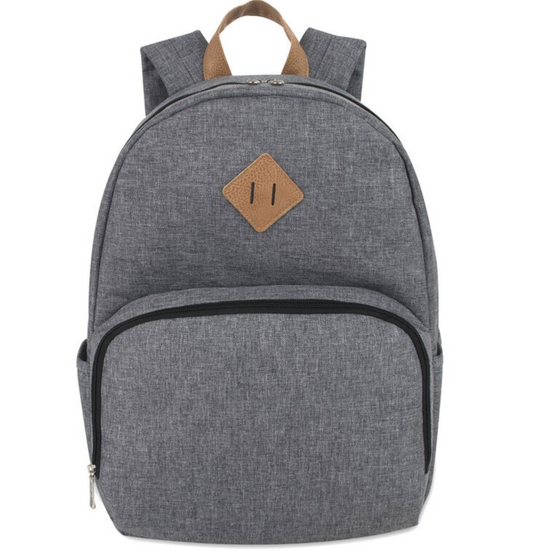 Baby Essentials Baby Heather Grey Diaper Back Pack TUDiki