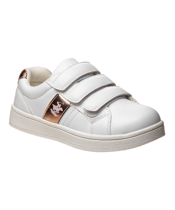 Beverly Hills Polo Club White Rose Gold Sneakers