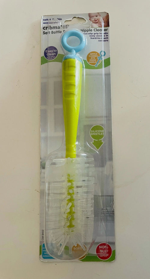 Cribmates Soft Bottle Brush with Nipple Cleaner TUDiki