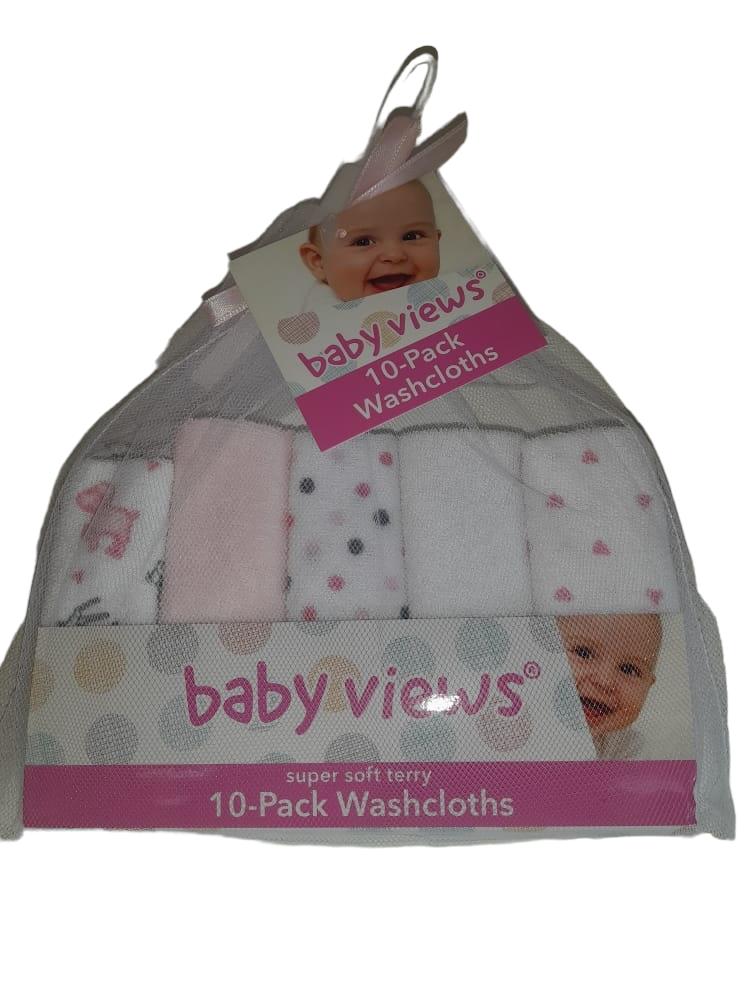 Baby View 10 pack washcloths