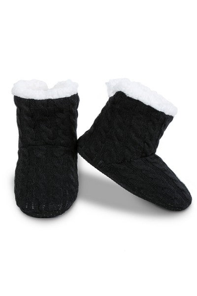 Yelete Cable Knit House Slippers