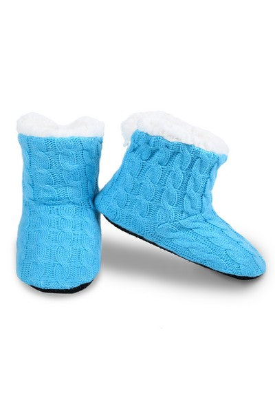 Yelete Cable Knit House Slippers