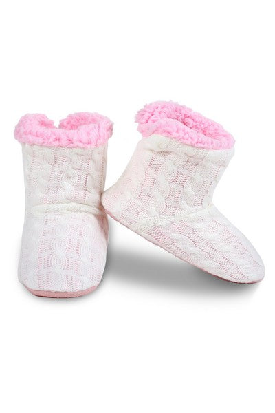 Yelete Cable Knit House Slippers