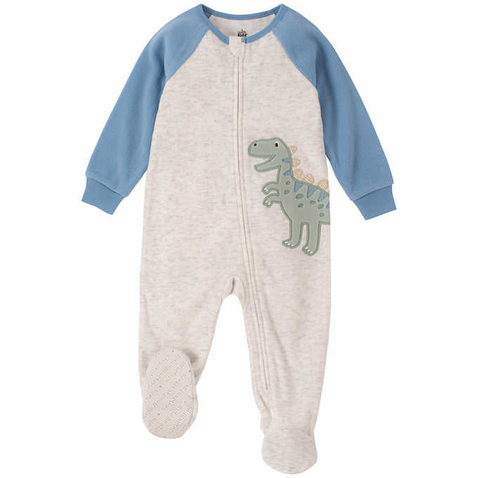 Kids Headquarters Blanket Sleeper Light Grey Dinasaur