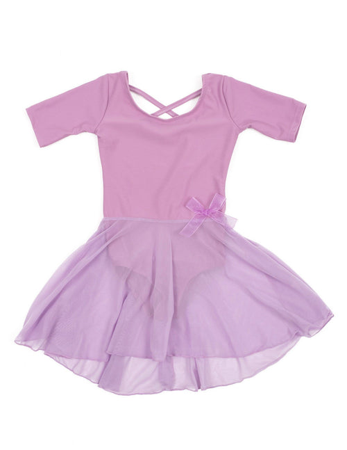 Leveret Purple Leotard Dress