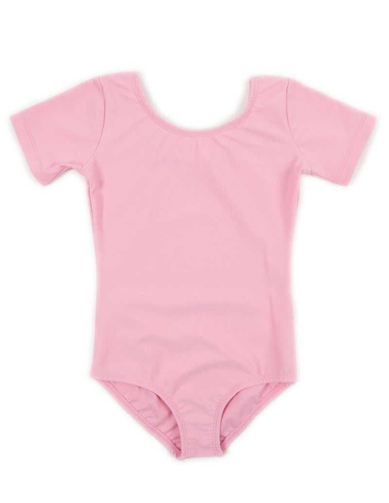 Leveret Pink Short Sleeved Ballet Leotard