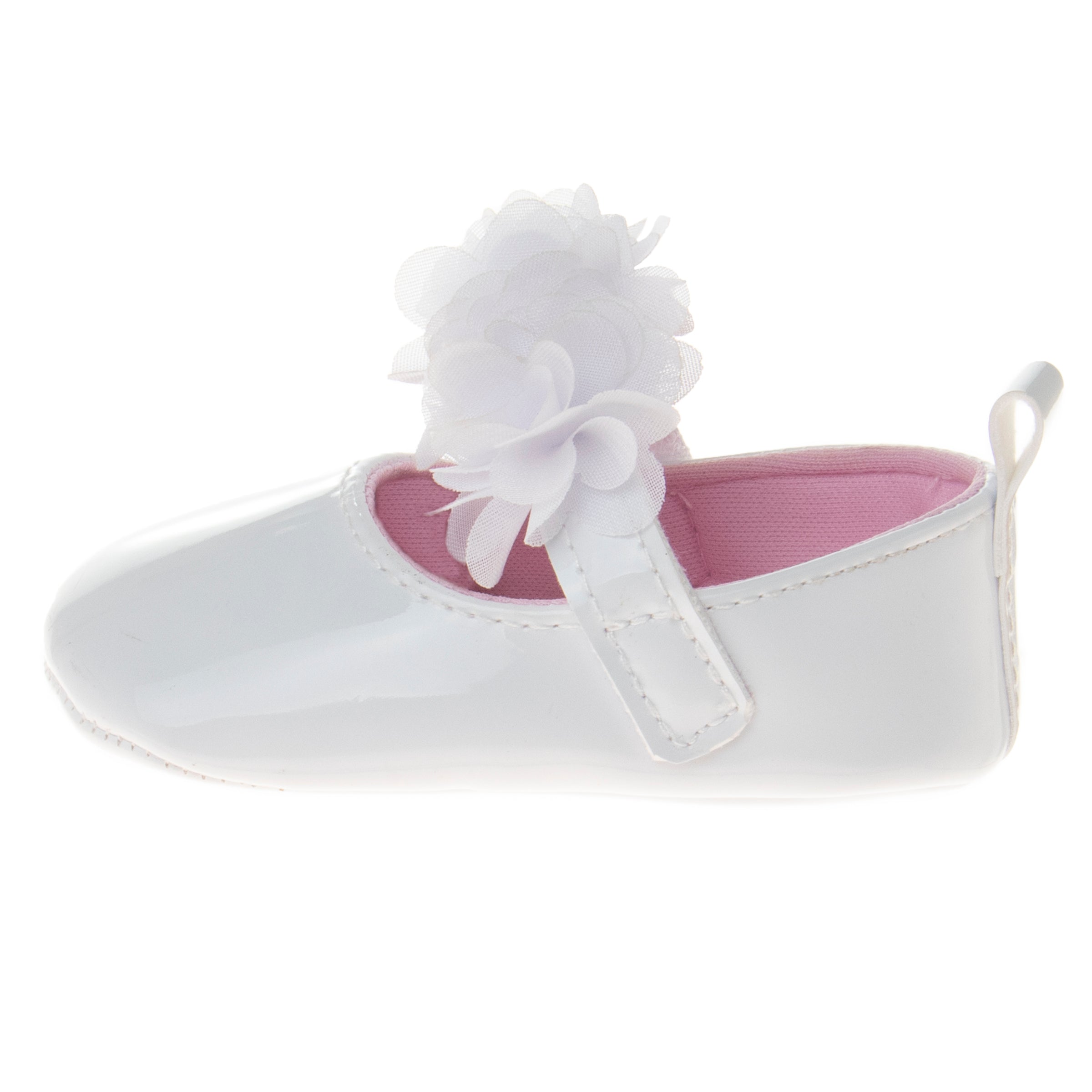 Laura Ashley Infant Girls Patent White pumps