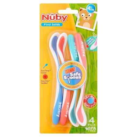 Nuby First Solids Spoons 4 pck