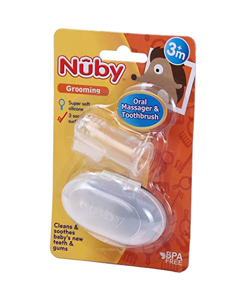 Nuby Oral  Massager & Toothbrush