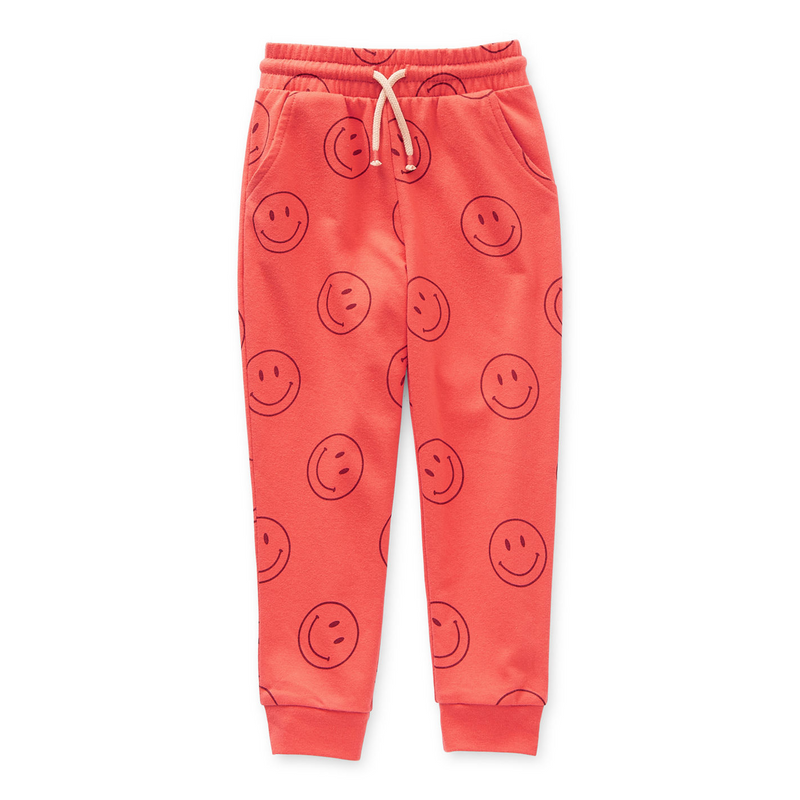 Okie Dokie Toddler Boys Smiley Face Cuffed Jogger Pant