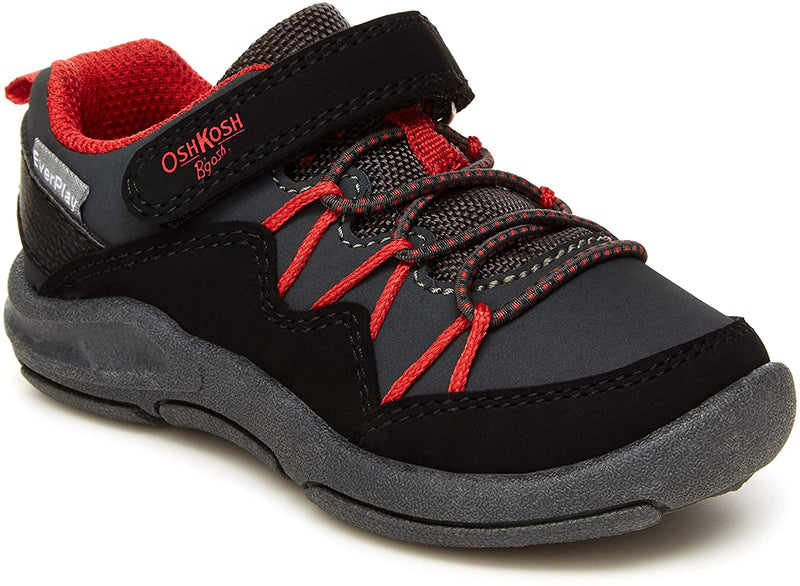 Oshkosh B'gosh Black & Red Cycla Sneaker - Toddler Boys