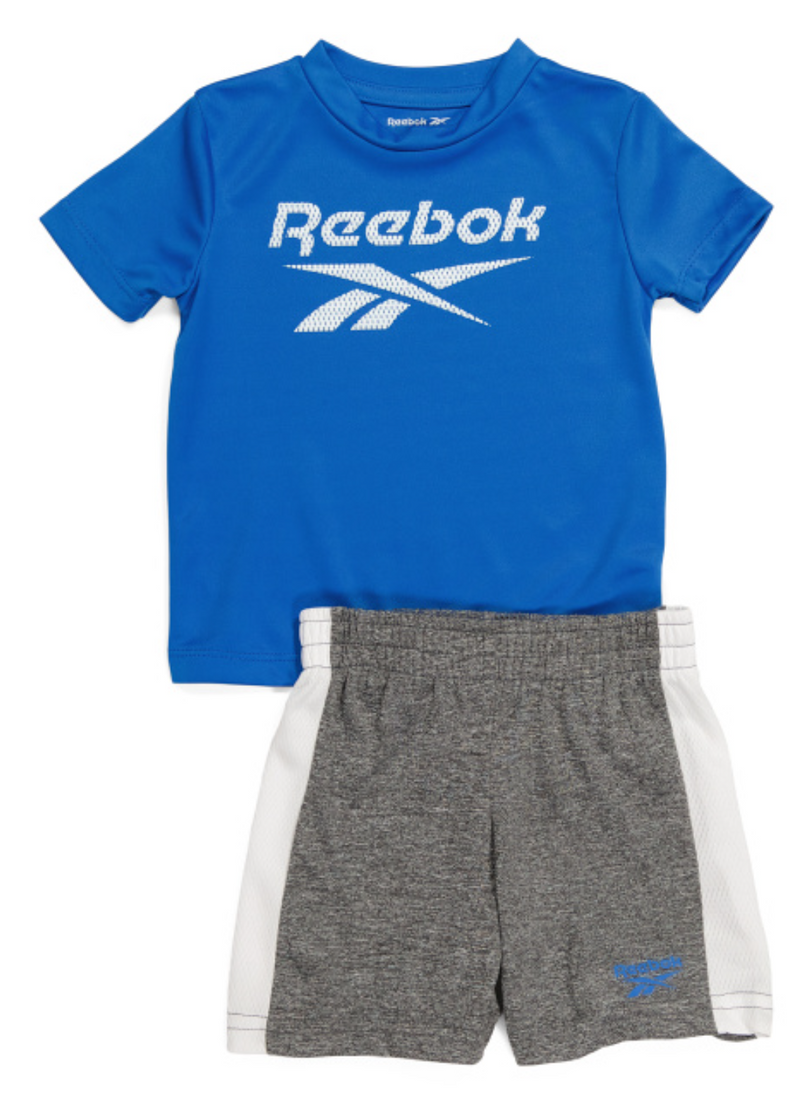 REEBOK Infant Boy 2pc Active Short Set