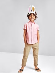 Place Boys Khaki Chino Trousers